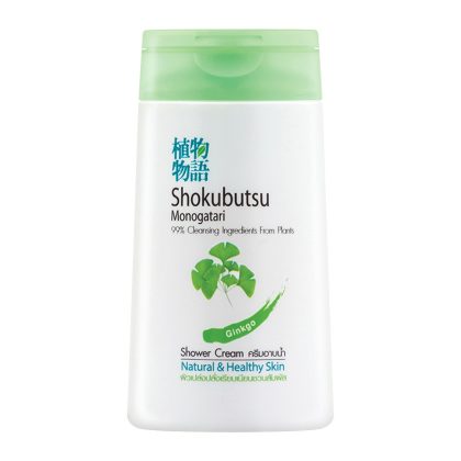 Shokubutsu Monogatari Shower Cream Ginkgo Extract 100ml.