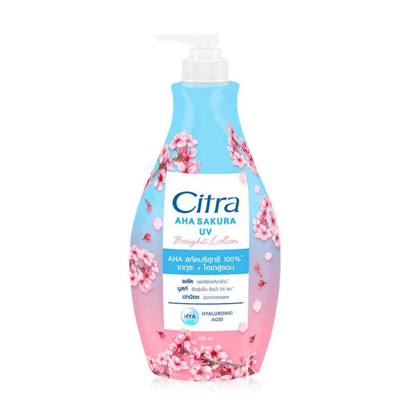 Citra AHA Sakura UV Bright Lotion 300ml.